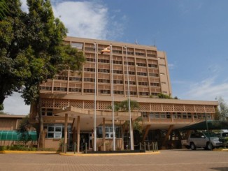 The offices of the Ministry of Finance in Kampala.