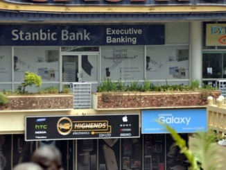 A Stanbic Bank Uganda branch