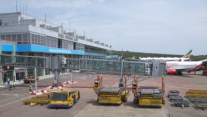 Ground support equipment at Entebbe International Airport
