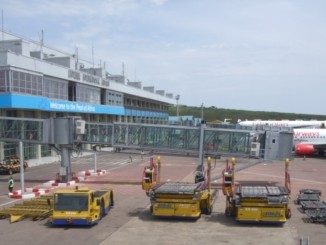 Ground support equipment at Entebbe International Airport