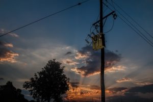 An electricity poll