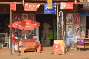 A mobile money agent in Gulu, Northern Uganda
