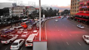 A street in Nairobi.