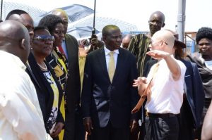 Guangzhou Dongsong Energy President & Uganda Ministers in Tororo district