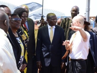 Guangzhou Dongsong Energy President & Uganda Ministers in Tororo district
