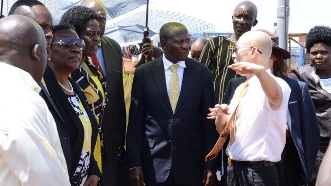 Guangzhou Dongsong Energy President & Uganda Ministers in Tororo district