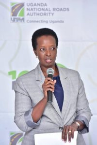 Allen Kagina, the executive director of the Uganda National Roads Authority.