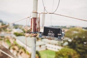 Outdoor air quality monitor