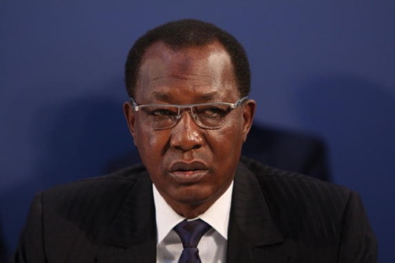 Idriss Déby at a conference