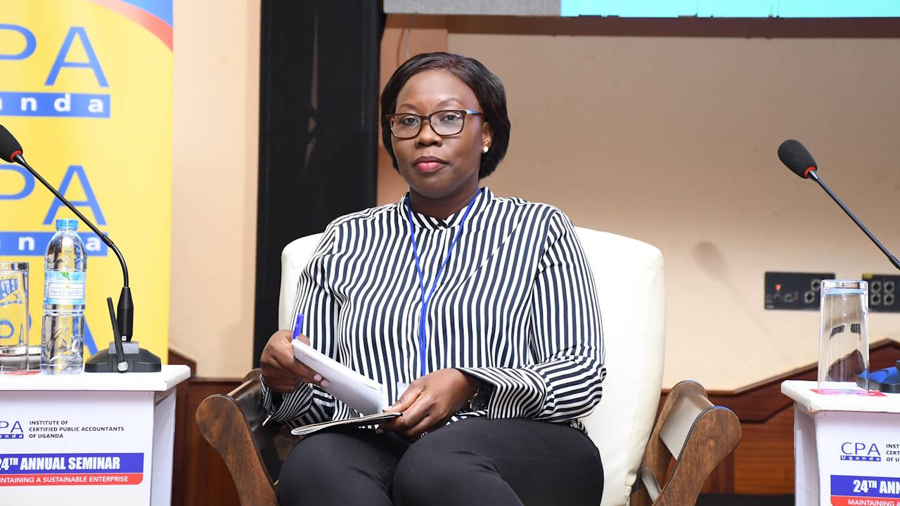 Ms Josephine Ossiya at a conference