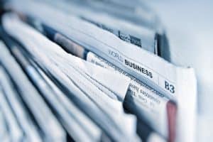 Pile of newspapers