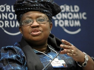 Nigeria's Ngozi Okonjo-Iweala at the World Economic Forum in Davos, 2010