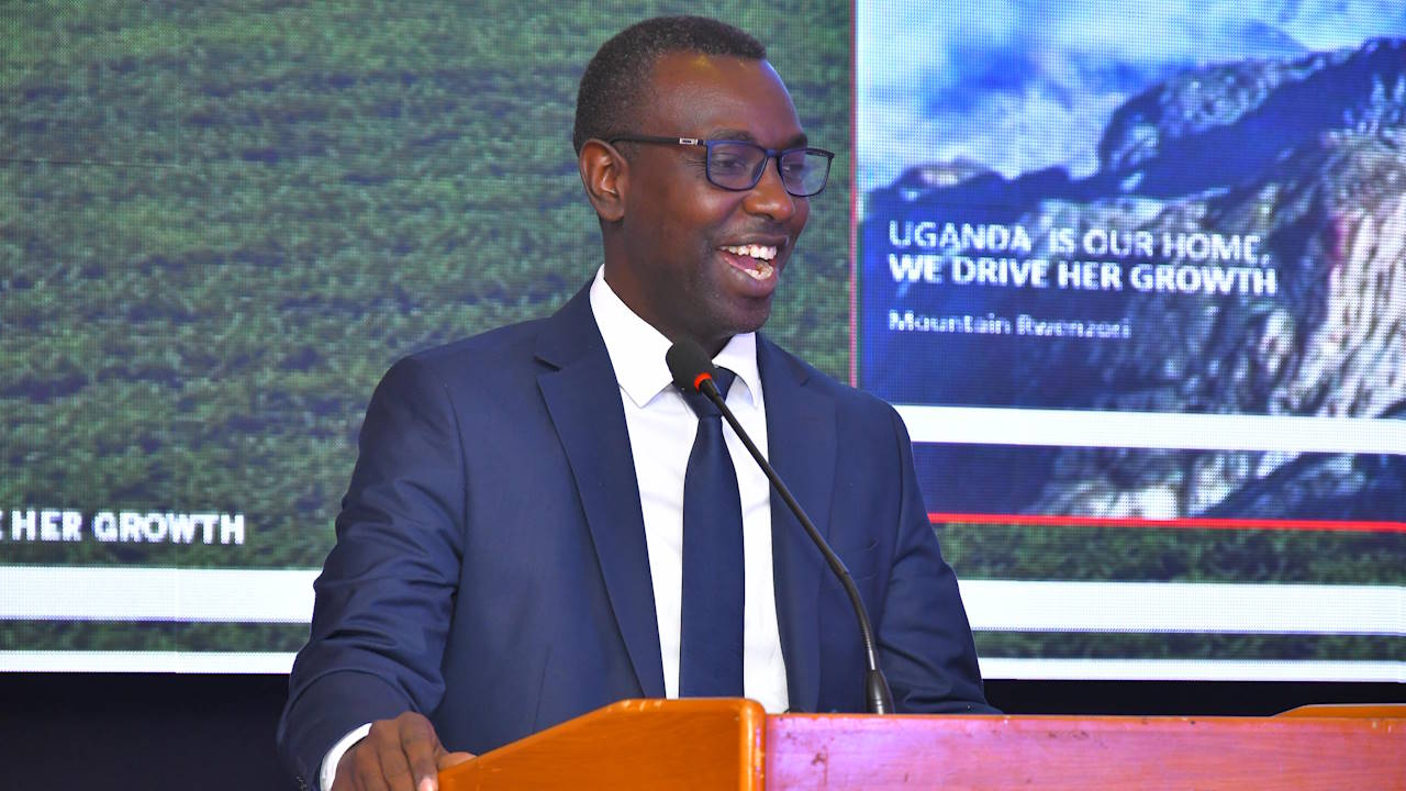 Ronald Makata, Stanbic Bank Uganda's new chief finance and value management officer, at a bank event. Prior to his appointment, Makata was the bank's head of treasury and capital management. He has 17 years' experience in finance, 13 of which have been with Stanbic. His other roles at the bank include head of banking, client solutions, financial controller, and manager in charge of financial reporting.