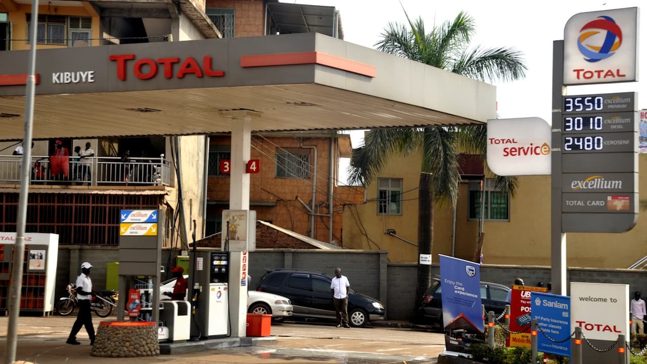 A fuel station in Kibuye, Kampala